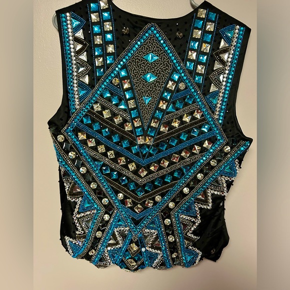 WESTERN SHOW VEST - Picture 1 of 4